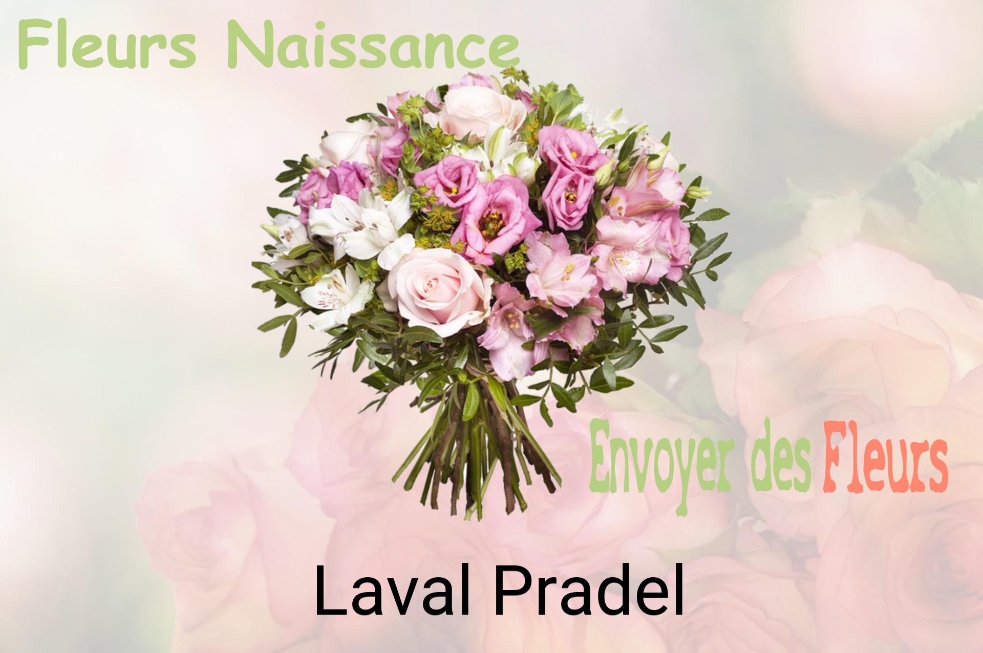 Bouquet de fleurs de naissance livré à Laval-Pradel