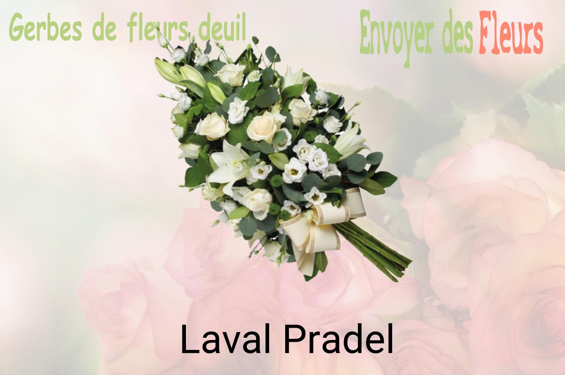 Gerbe de fleurs de deuil livrée à Laval-Pradel